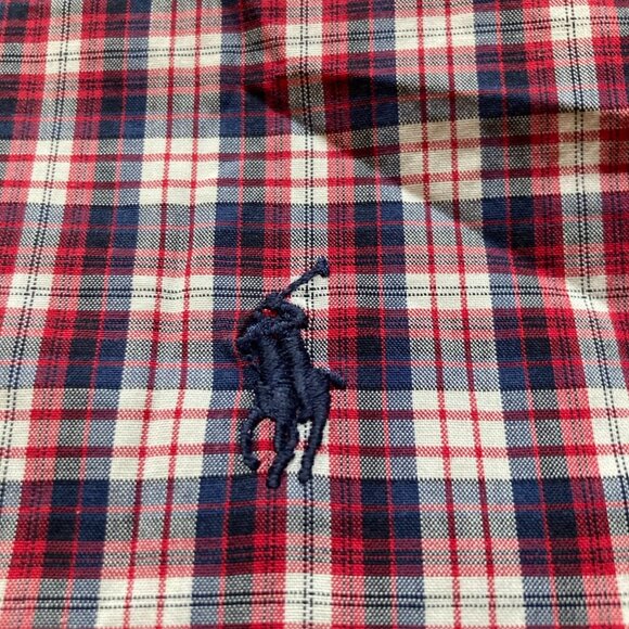 Ralph Lauren Plaid Button Down Long Sleeve Shirt Mens Size Small Polo - Picture 2 of 4